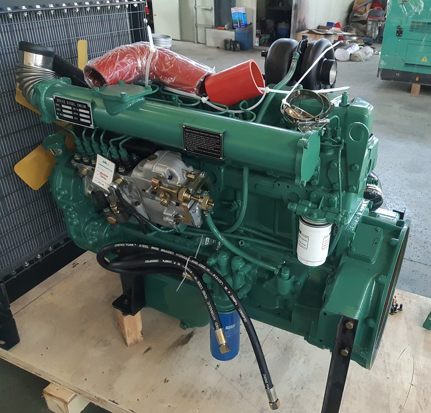 Silnik wysokoprężny do generatora diesla o mocy 50 kW